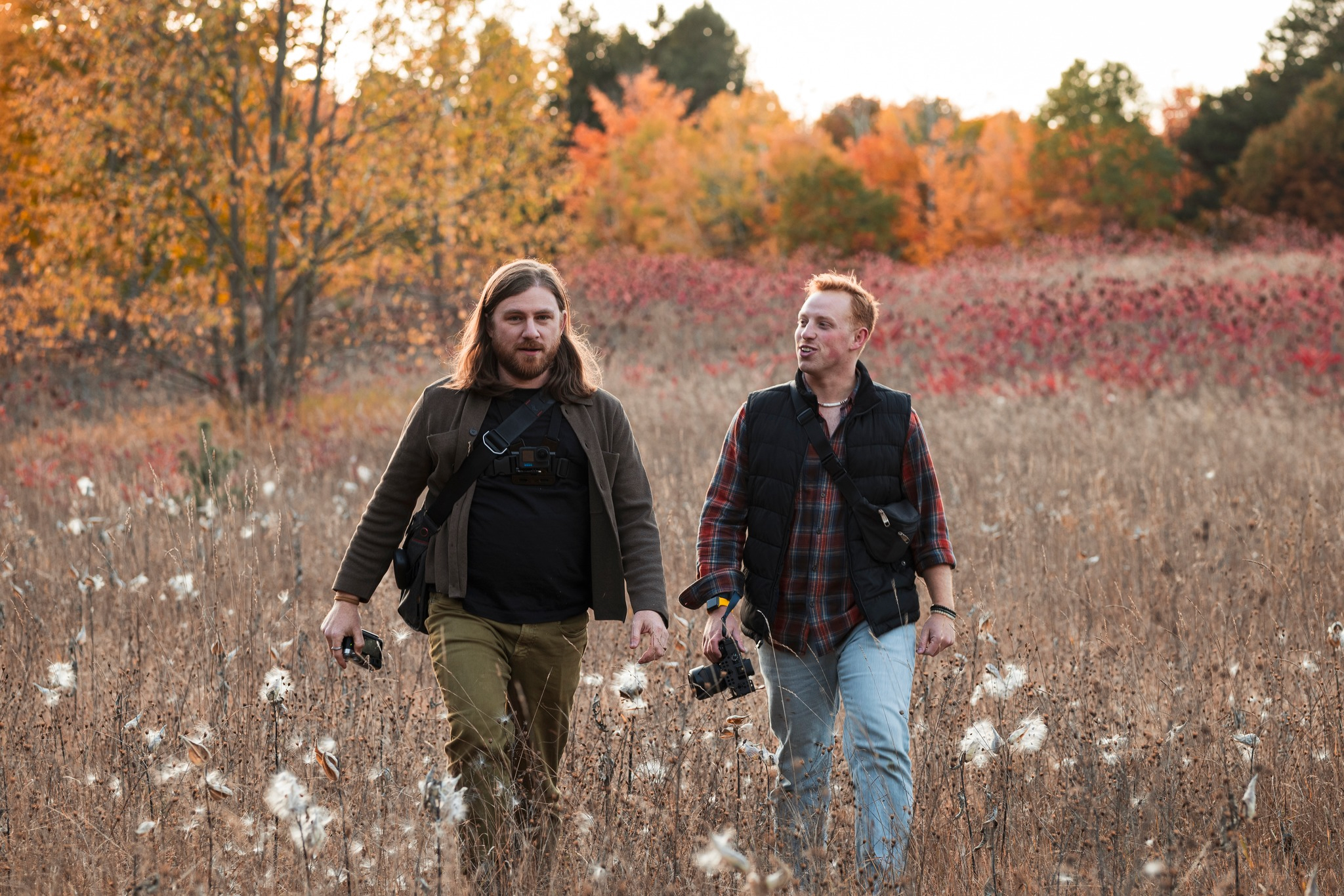 michael kent teaching photography in fall colors at a photo walk