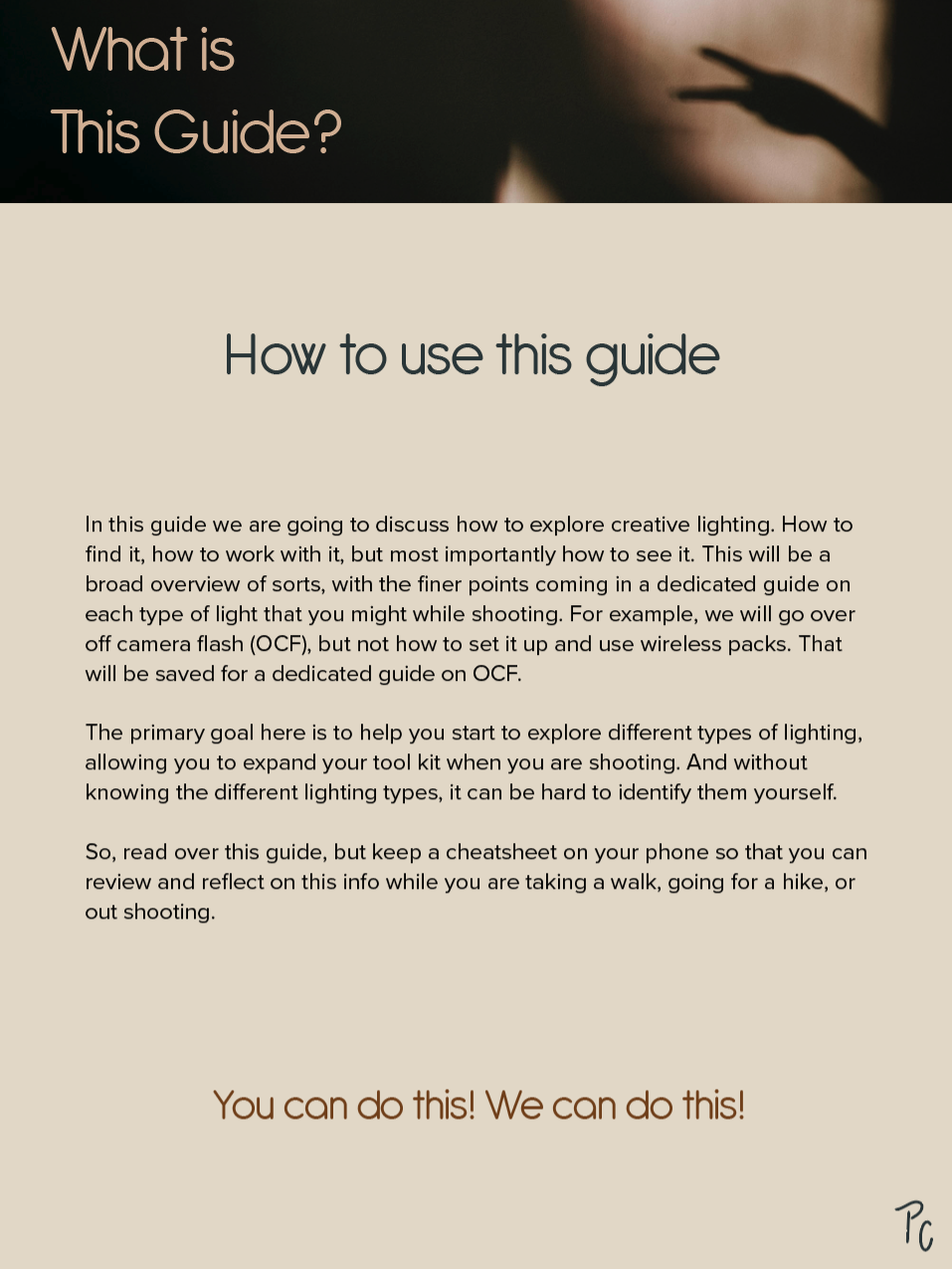 Guide to Creative Lighting - Photo Club Guidebooks